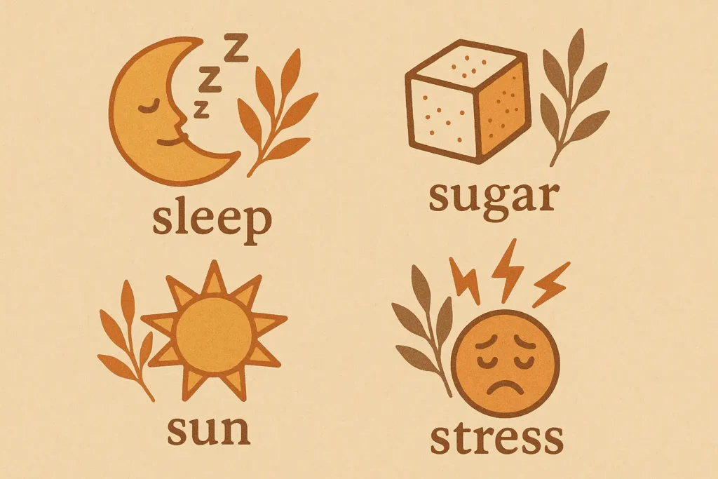 lifestyle factors affecting collagen levels