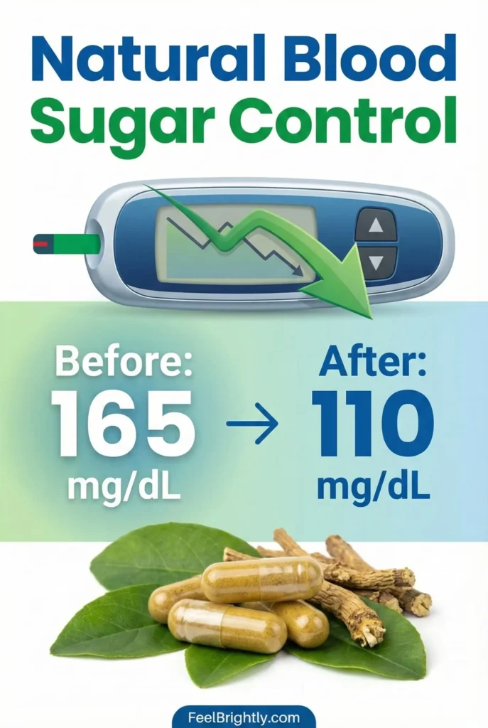 pinterest pin showing berberine natural blood sugar control solution for diabetes and prediabetes