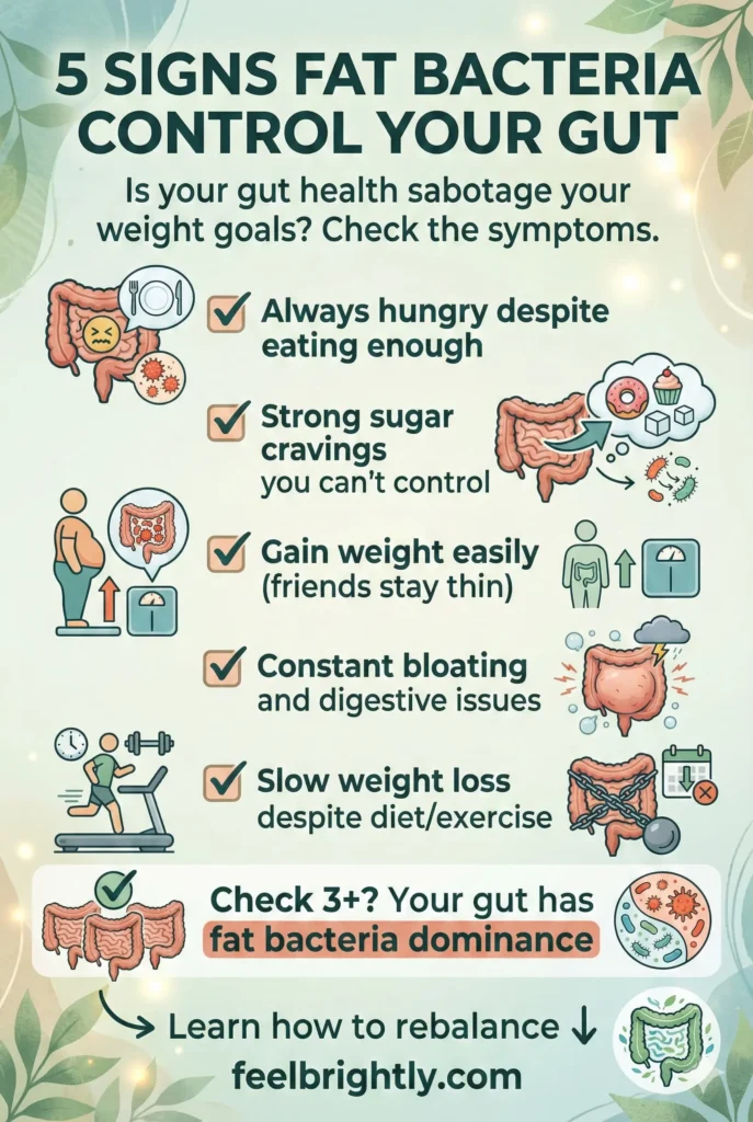 5 warning signs fat bacteria in gut are causing weight gain and metabolism problems