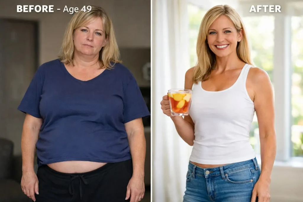 Lulutox Tea Before and After: 16 lbs weight loss and bloating eliminated in 30 days